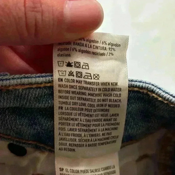 Womens size 000 American eagle brand jean shorts, #A537 - Picture 3 of 5